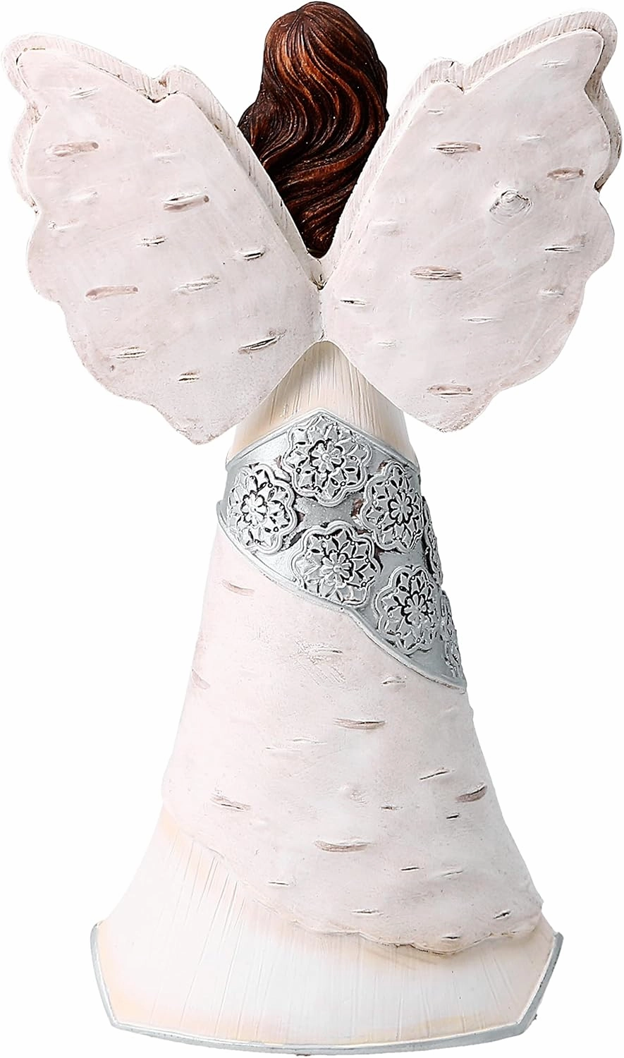 Elements Sister Angel Figurine by Pavilion, 6-1/2-Inch, Holding Sunflower, Inscription Forever My Sister Always My Friend,White