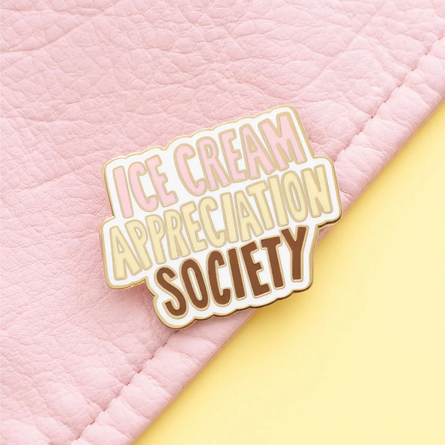 Enamel Pin - Ice Cream Appreciation Society Napolitan