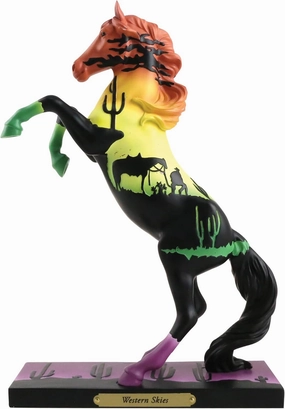Enesco The Trail of Painted Ponies Western Skies Horse Figurine, 10.35 Inch, Multicolor