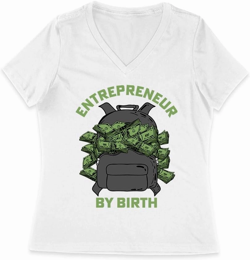 Entrepreneur by Birth – Money Bag Hustler T-Shirt