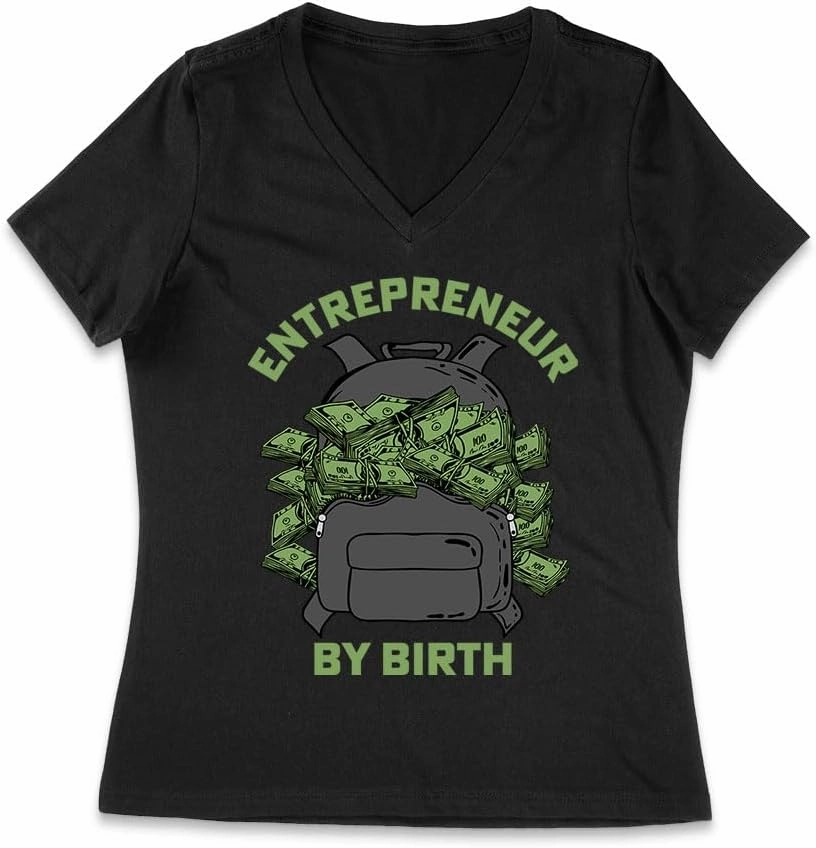 Entrepreneur by Birth – Money Bag Hustler T-Shirt