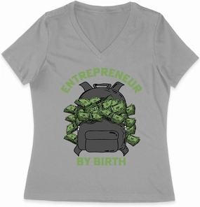 Entrepreneur by Birth – Money Bag Hustler T-Shirt