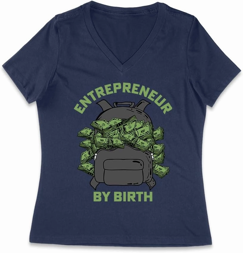 Entrepreneur by Birth – Money Bag Hustler T-Shirt