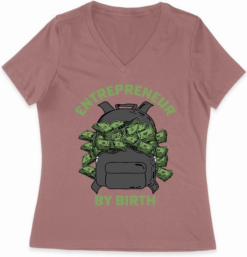 Entrepreneur by Birth – Money Bag Hustler T-Shirt