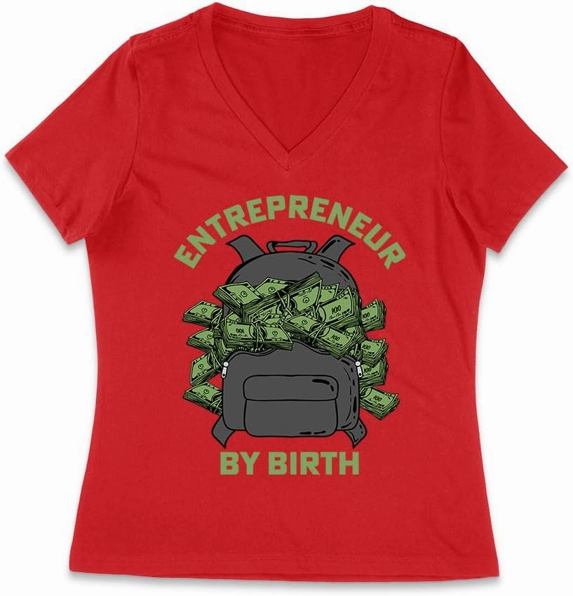 Entrepreneur by Birth – Money Bag Hustler T-Shirt