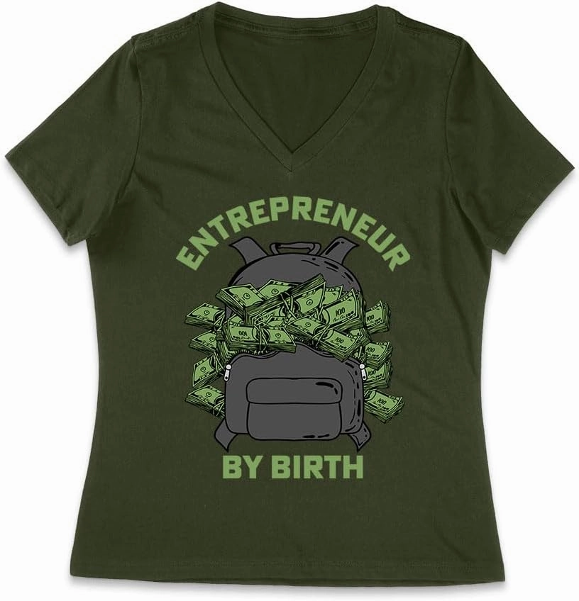 Entrepreneur by Birth – Money Bag Hustler T-Shirt