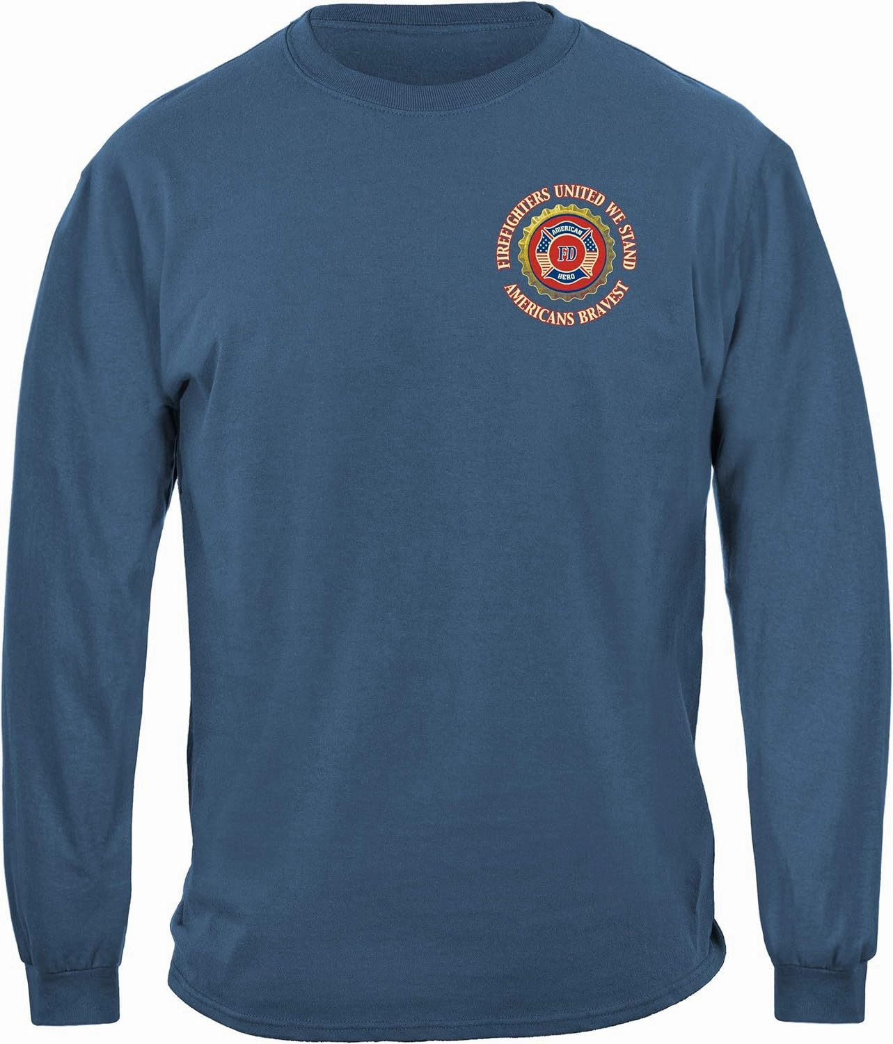 Erazor Bits Firefighter T Shirt Firefighter | Firefighter Denim Fade Shirt FF2099