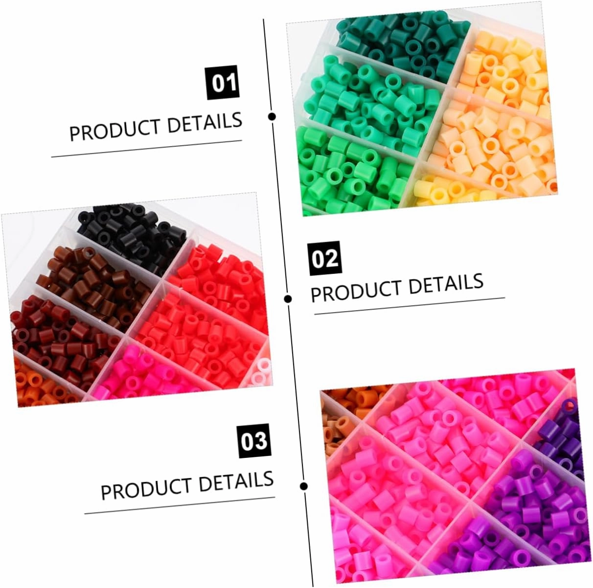 ERINGOGO Jigsaw Puzzle Toys for Boys and Girls Christmas Toys Educational Puzzle Game Safe Material Handmade Beads Kit