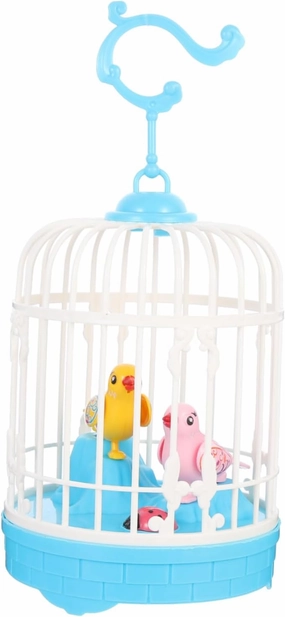 ERINGOGO Voice-Activated Induction Bird Baby Swings Led Animal Toys Musical Baby Toys Speaking Birds Pet Led Bird Toys Talking Birds Toys Kids Birds Toy Toddler Abs Cage Electronic