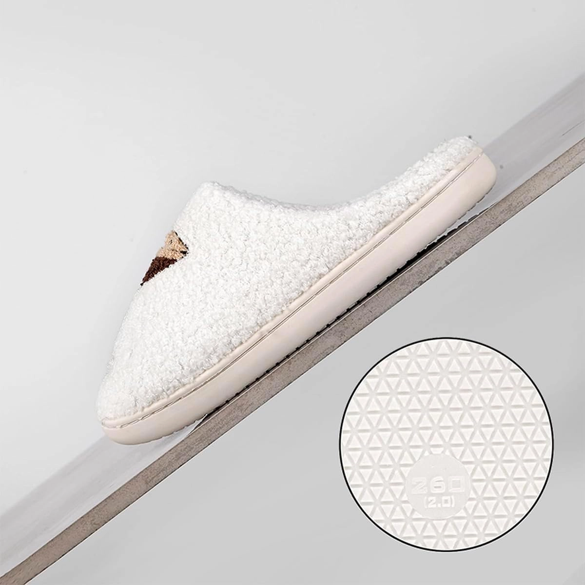 Espresso Martini Slippers for Women Men，Fuzzy Warm Martini Glasses Slippers，Funny Soft Creative Design House Shoes