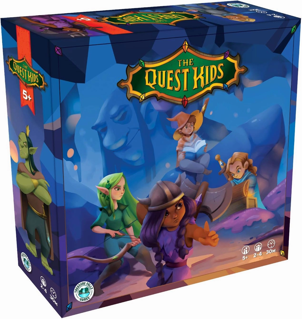 Fantasy Themed Board Game for Kids Ages 5 , Family Fantasy Tabletop Adventure for Boys and Girls