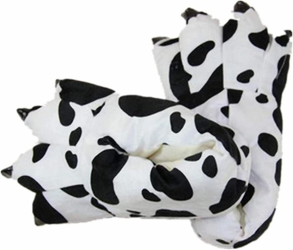 FashionFits Unisex Soft Plush Home Slippers Animal Costume Paw Claw Shoes