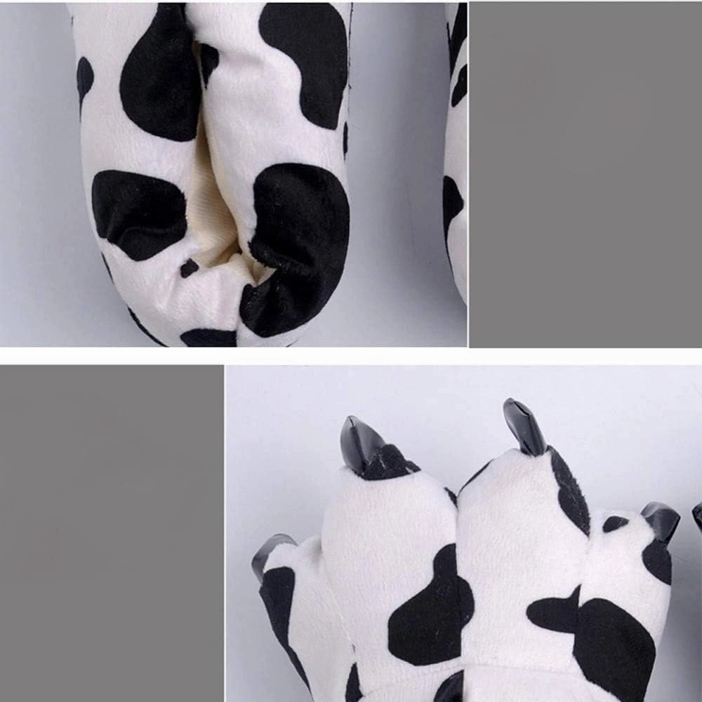 FashionFits Unisex Soft Plush Home Slippers Animal Costume Paw Claw Shoes