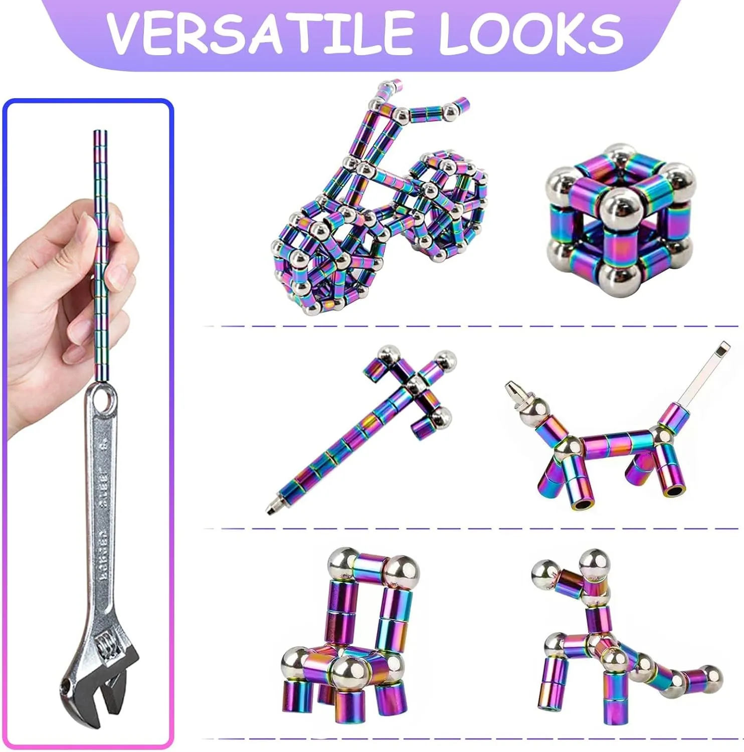 Fidget Pen Toys For Ages 8-13 - Magnetic Pen Magnets For Kids - Teen Girl Boy Gift Trendy Stuff - Gift For Teenage Boys Girls - Cool Things Toy For Boy Age 8-12 - Gift For 10 11 12 13 14 Year Old Girl