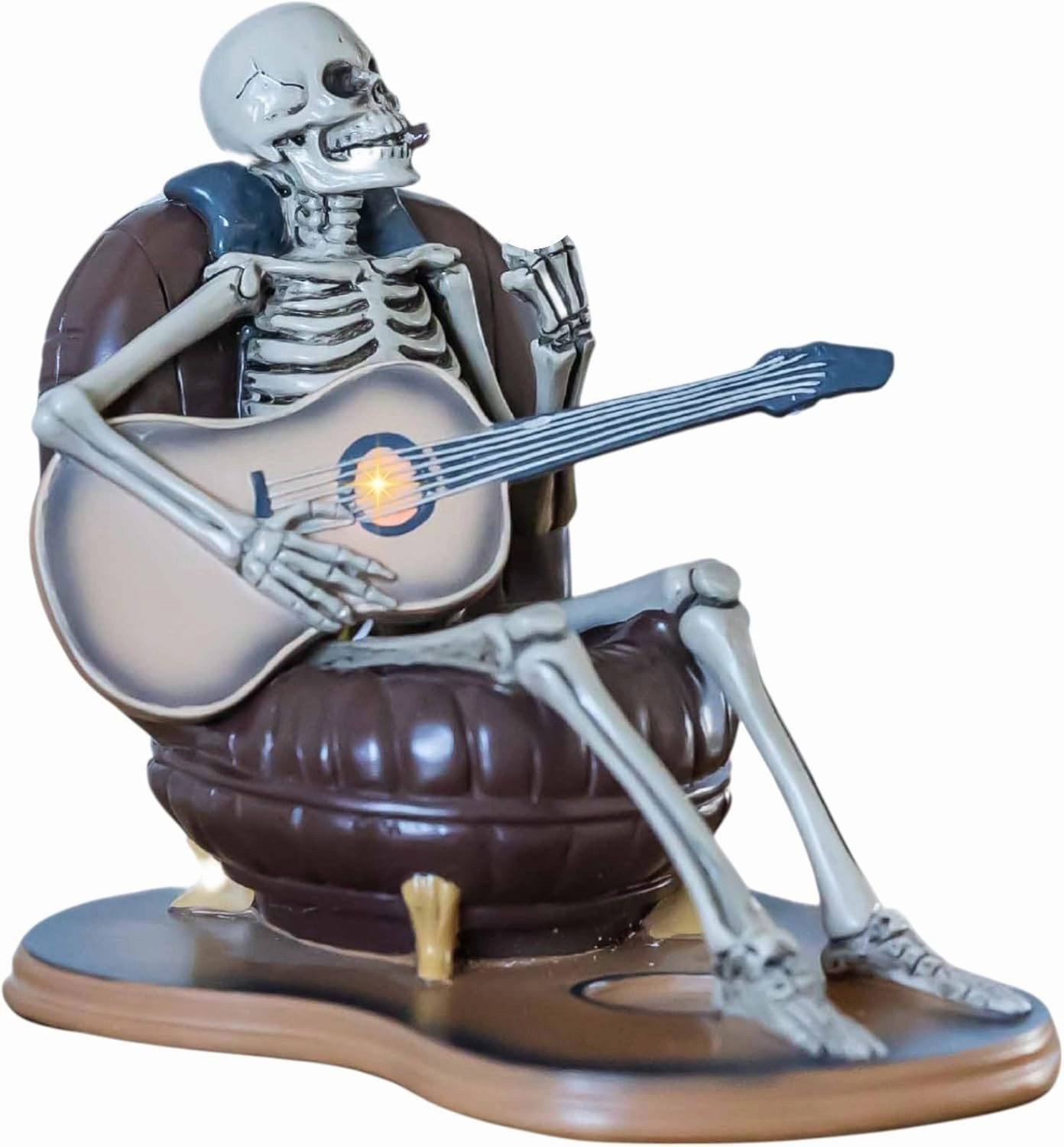 Finger in Box - Quirky Gag Gifts, Prank Gifts, Funny Desk Decor for Adults, Skeleton Playing Guitar