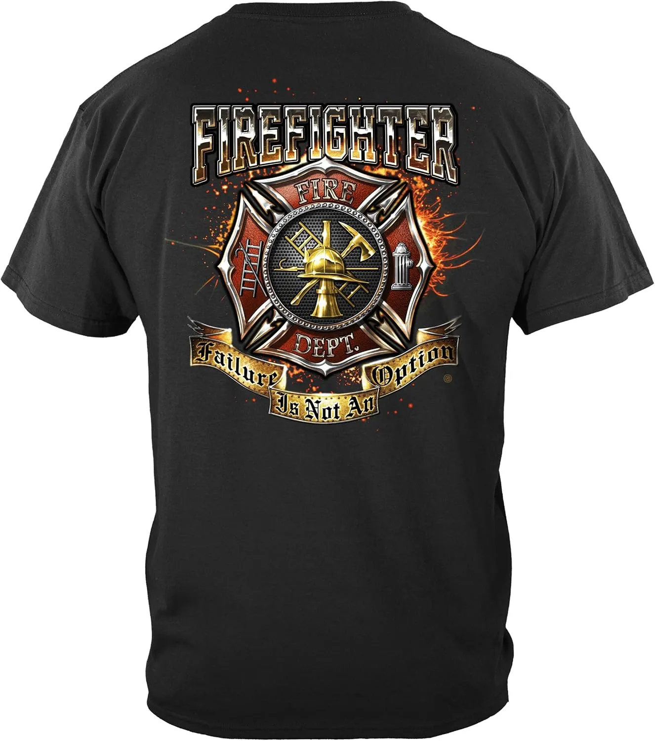 Firefighter T Shirt Firefighter | Firefighter Vintage Shirt FF2145