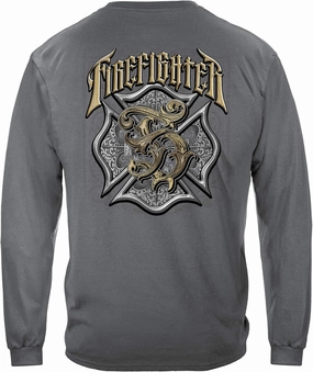 Firefighter T Shirt Firefighter | Firefighter Vintage Shirt FF2145