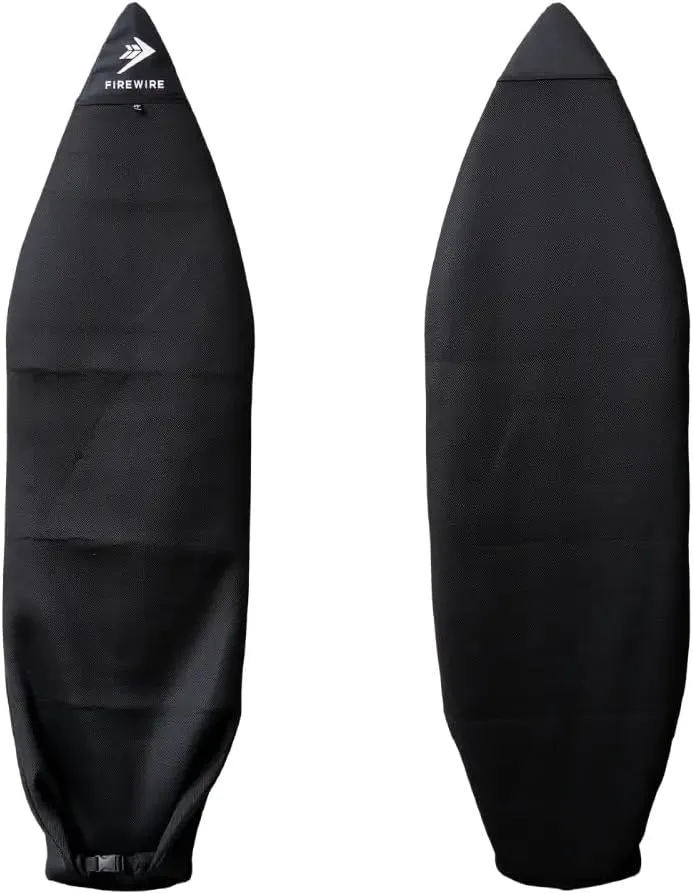 FIREWIRE Surfboards Black Mesh Sock Hybrid – Lightweight Surfboard Cover for Protection & Storage