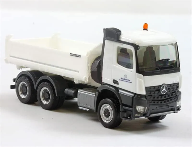 FloZ for Herpa for Benz Arocs S Meiller Dump Truck Military 1:87 Truck Pre-Built Model