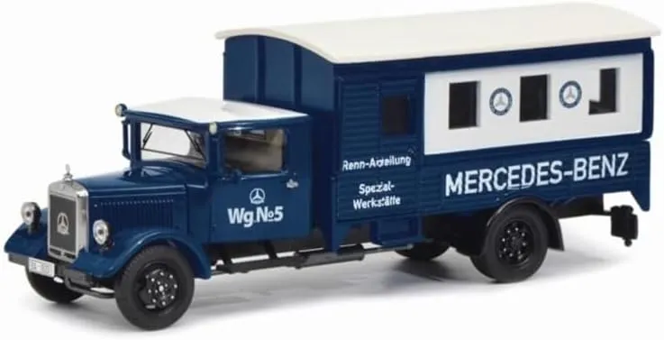 FloZ for Schuco for Mercedes for Benz Lo 2750 for Renn-Abteilung Spezial-Werkstatte 1:43 Truck Pre-Built Model