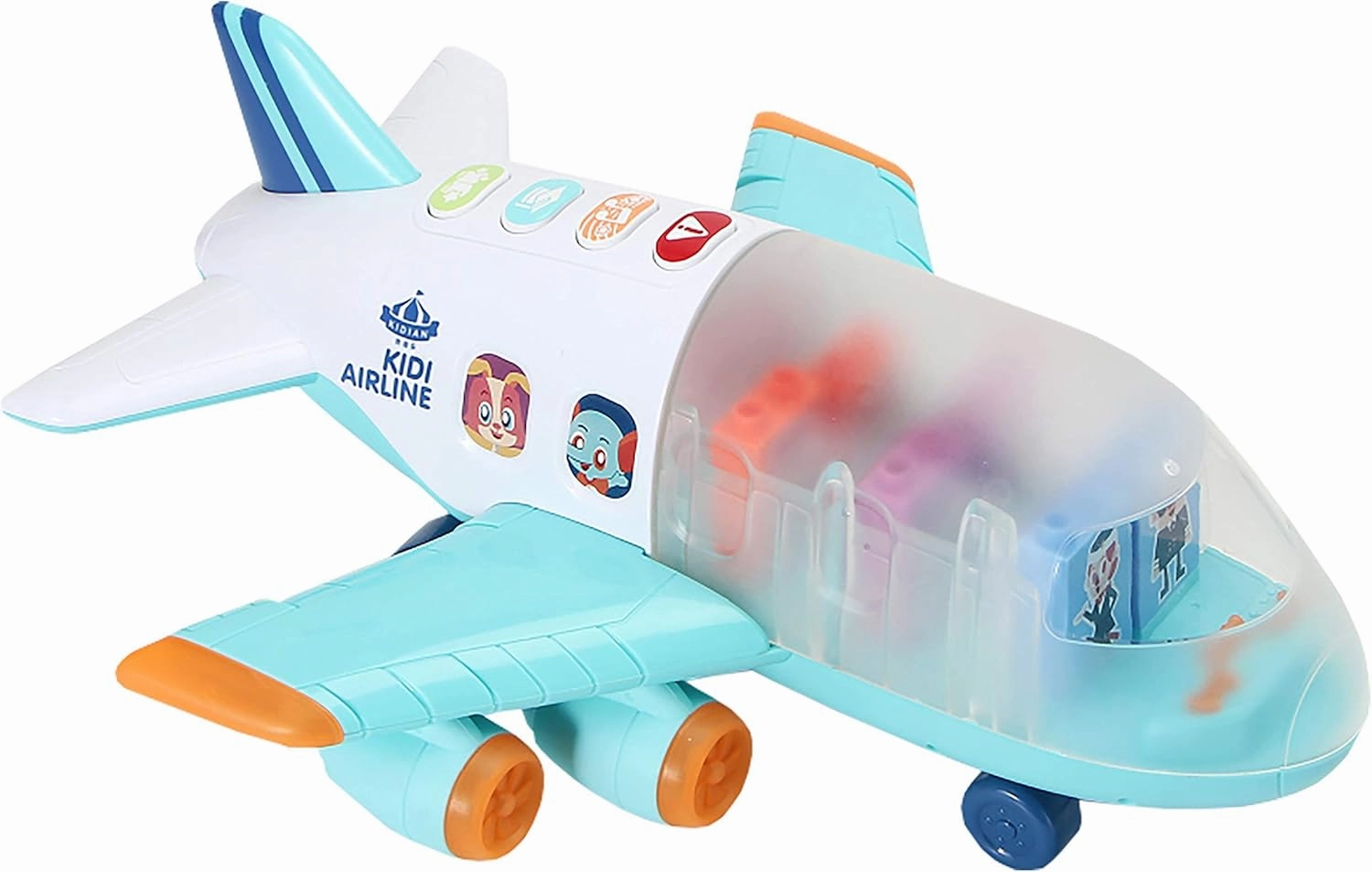 Flybar Kidian Toy Airplane – Interactive Airplane Toy, Toddler Airplane, Airplane Toys for 3 Year Old Kids, Airplane Toy for Boys and Girls