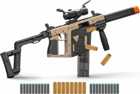 Foam Blaster with Soft Bullets, Outdoor Toy Acitivity, 18  (DesertVic)