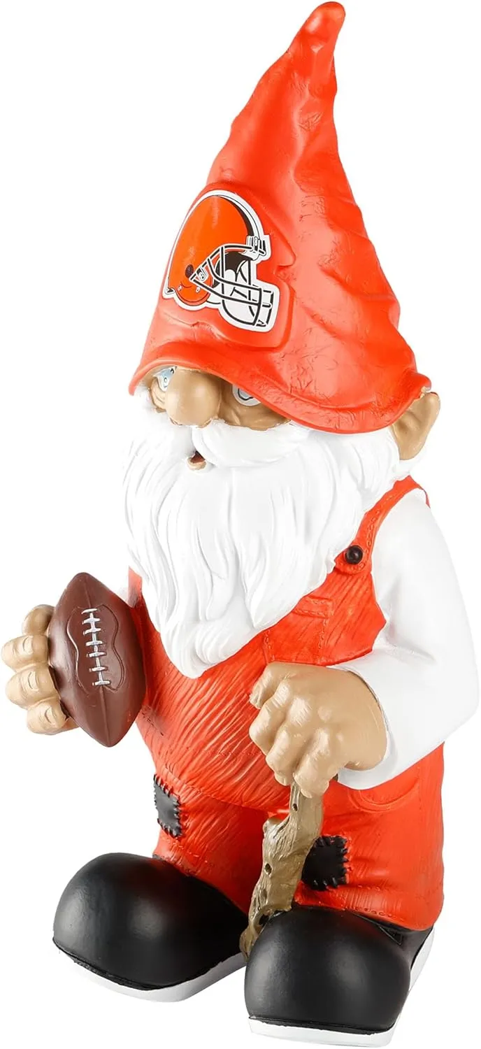 Foco NFL Resin 11.5" Team Logo Outdoor Garden Statue Gnome