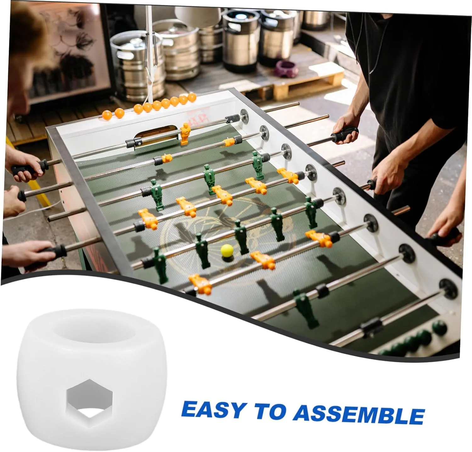 Football Machine Accessories Tabletop Soccer Accessories Table Soccer Rod Stop Goal Bar Stop Goal Bars