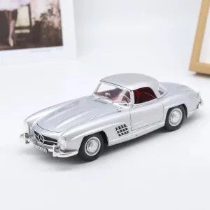 for NOREV 1957 for Mercedes for Benz for 300SL Convertible Silver 1:18 Truck Pre-Built Model