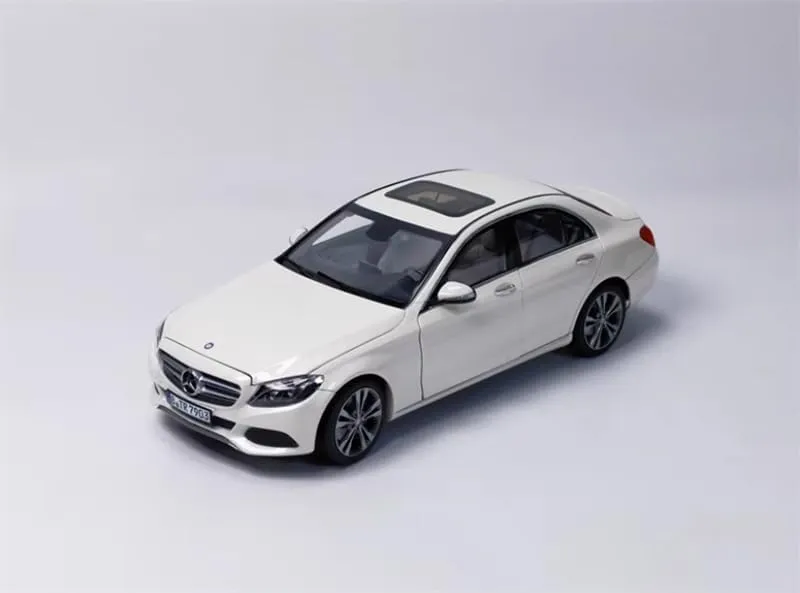 for Norev for Mercedes for Benz for C-Class for W205 White 1:18 Car Pre-Built Model