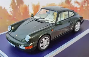 for NOREV for Porsche for 911 for 964 for Carrera 4 1992 Dark Green 1:18 Truck Pre-Built Model