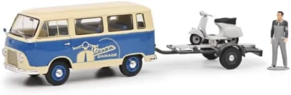 for Schuco for Ford for FK1000 Bus Trailer Motorcycle for Vesp 1:43 Car Pre-Built Model