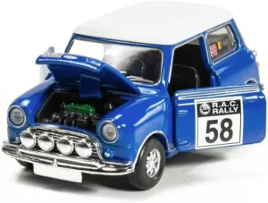 for Tiny City for Mini for Cooper Racing NO.58 1:50 Car Pre-Built Model