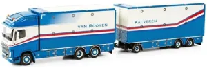 for WSI for VOLVO FH4 for GLOBETROTTER XL 6X2 TAG AXLE RIGED RESIN for COMBI - 6 AXLE for VAN ROOYEN KALVEREN 1:50 Truck Pre-built Model