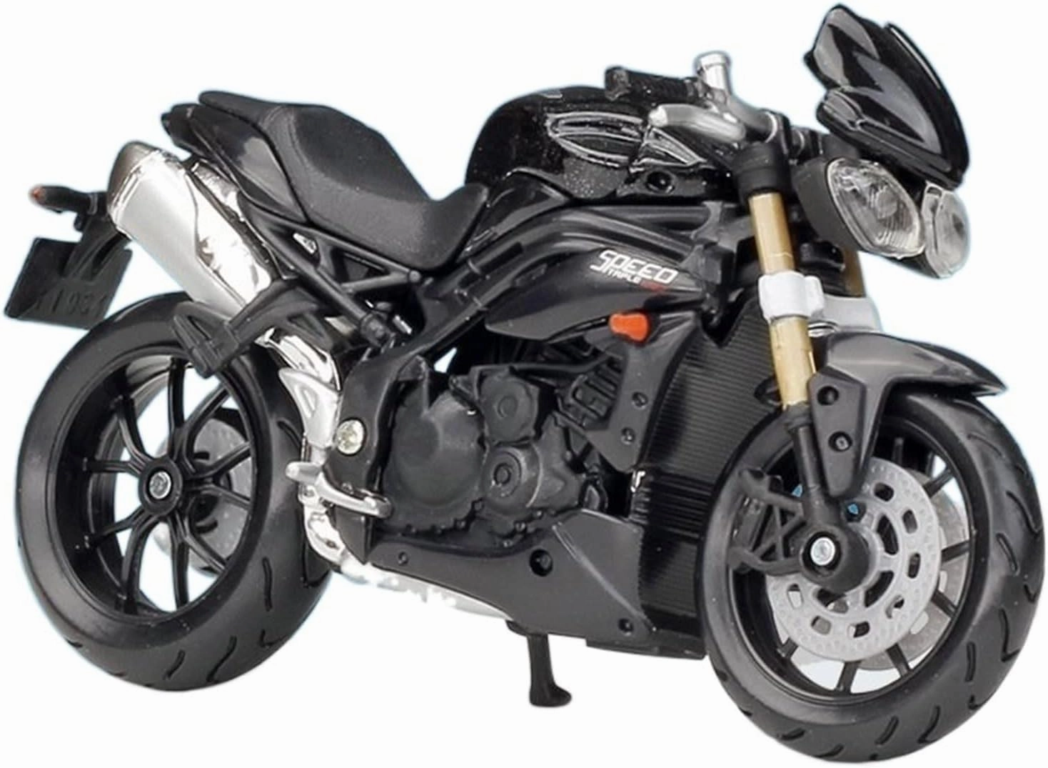 for Triumph Rocket 3 1/18 Scale Trident Cruiser Motorcycle Model and Toy Car Toy Wagon Sports Car Motorcycle Bike Boy Gift Motorcycle Model(Speed Triple)