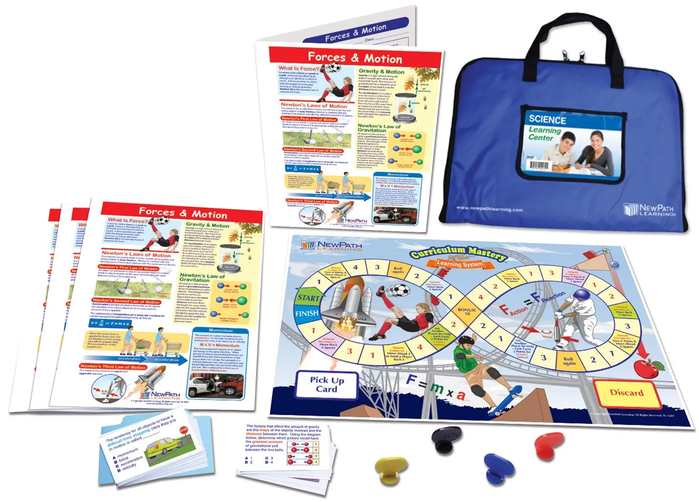 Forces & Motion Learning Center Game - Grades 6-9