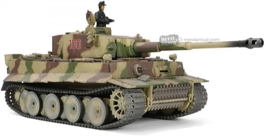 Forces of Valor Waltersons 1/32 Scale German Tiger I (Sk.Kfz.181 PzKpfw VI) Diecast Model Tank, Schwere 505 No.100, July 1943 Eastern Front Kursk (PRE-Built & Painted), MP-912043C