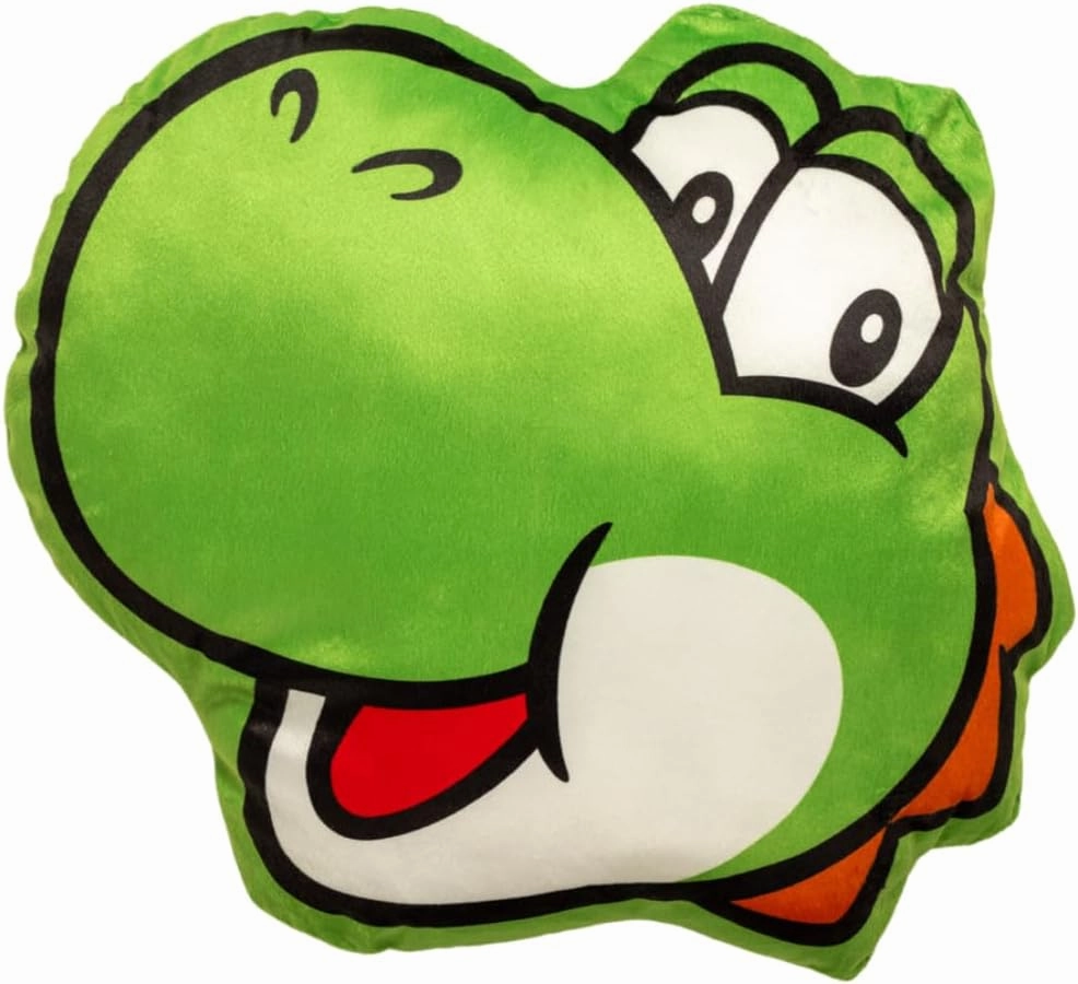 Franco Anime Gaming Bedding Super Soft Cozy Plush Decorative Pillow, One Size, Yoshi