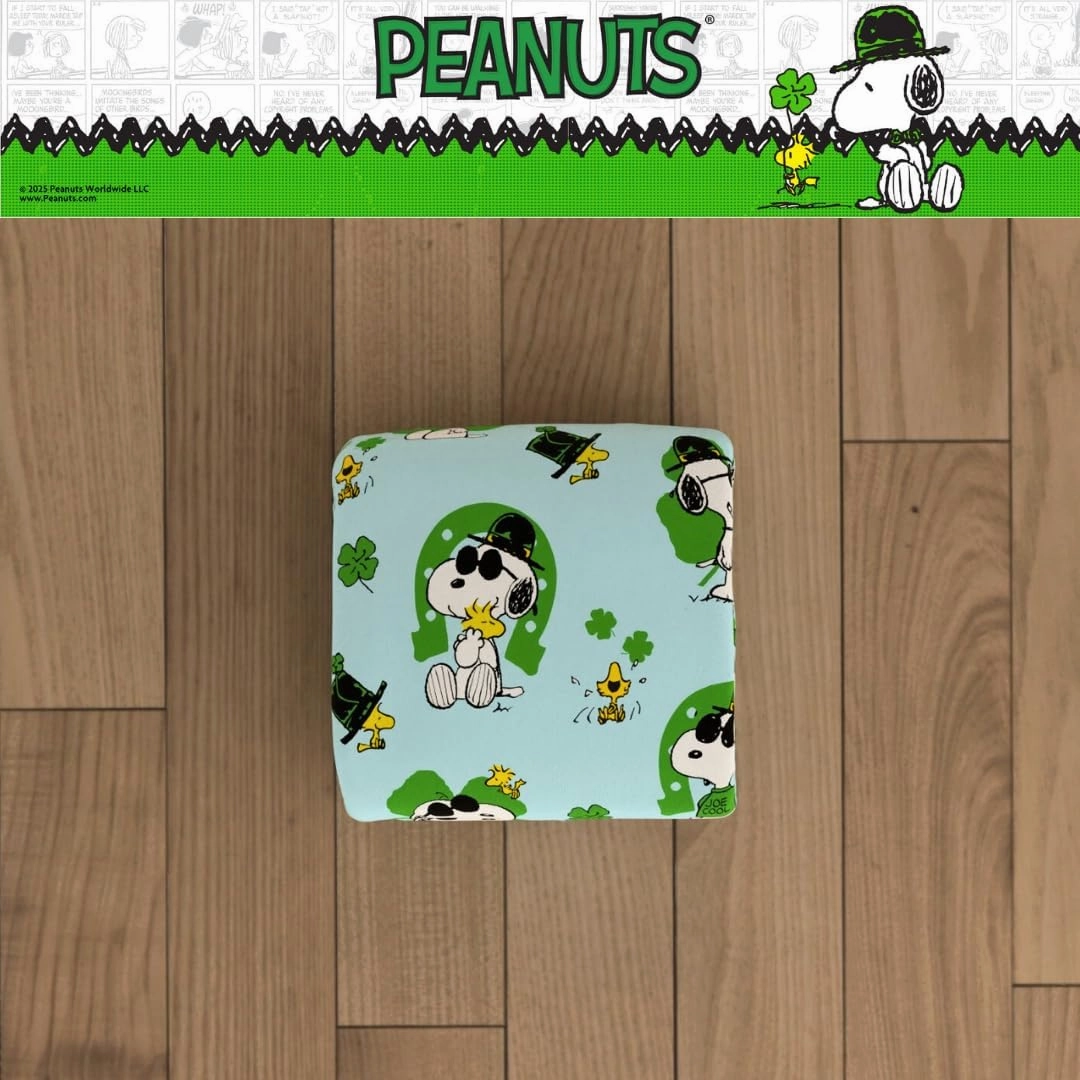 Franco Collectibles Peanuts St. Patricks Bedding Super Soft Cozy Plush Throw, 46 in x 60 in, (Officially Licensed Product)