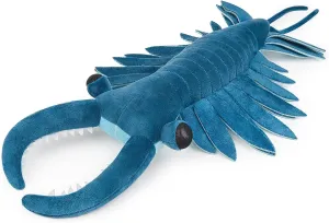 FRANKIEZHOU Simulation Anomalocaris Arthropod Plush-Blue 21" Cambrian Ancient Sea Shrimp Stuffed Animal,Soft Shrimp Plush Toy, Stuffed Toy,Cuddly Toys,Gifts for Kids