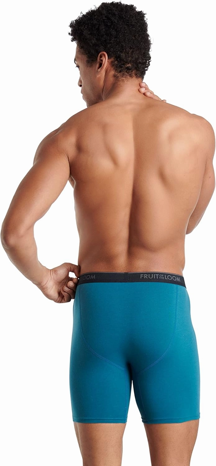 Fruit of the Loom Men's Cotton Stretch Boxer Briefs