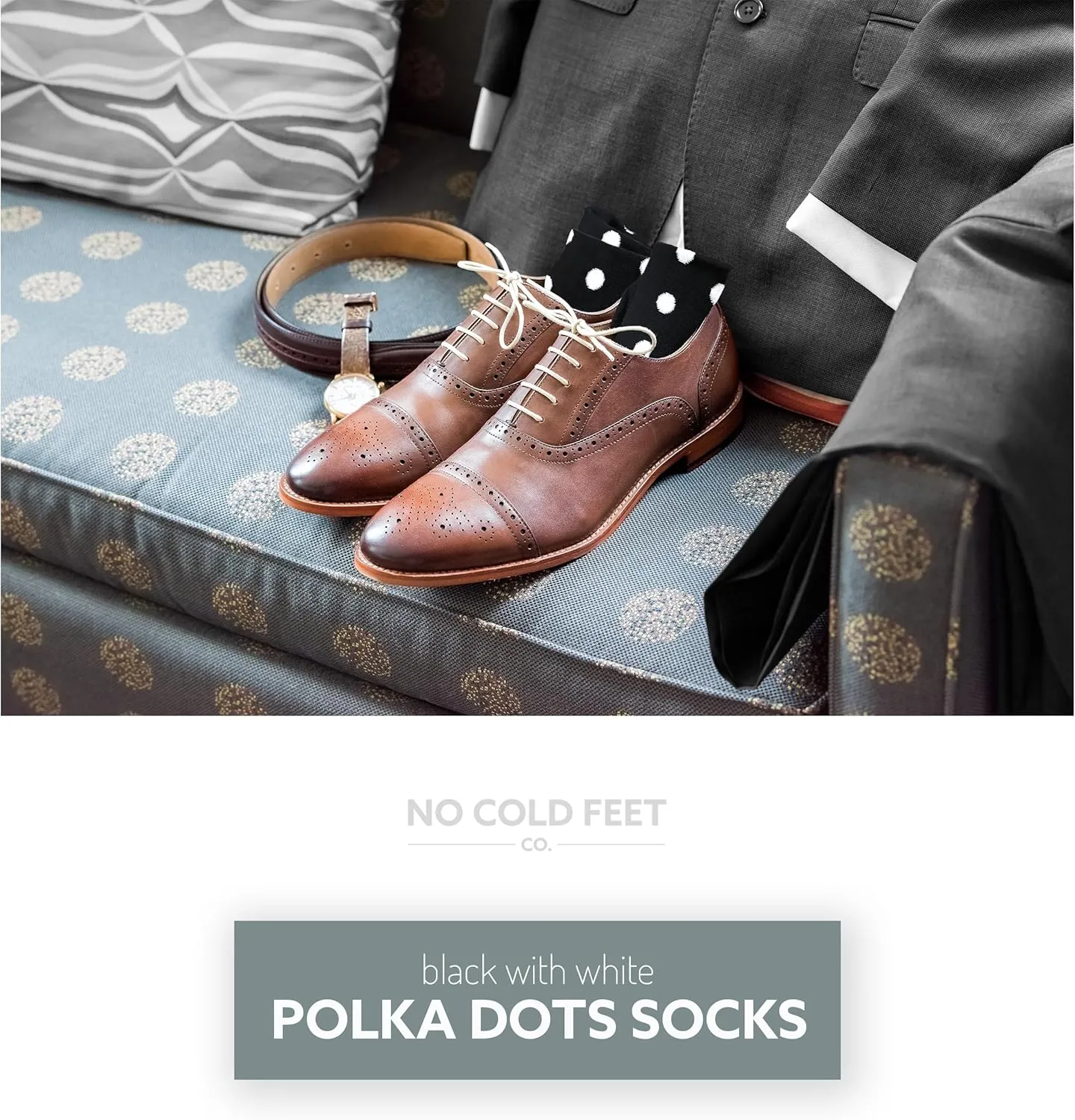 Fun Black Colorful Novelty Socks for Men for Dress Casual Formal Groomsmen Wedding, 2 Pack