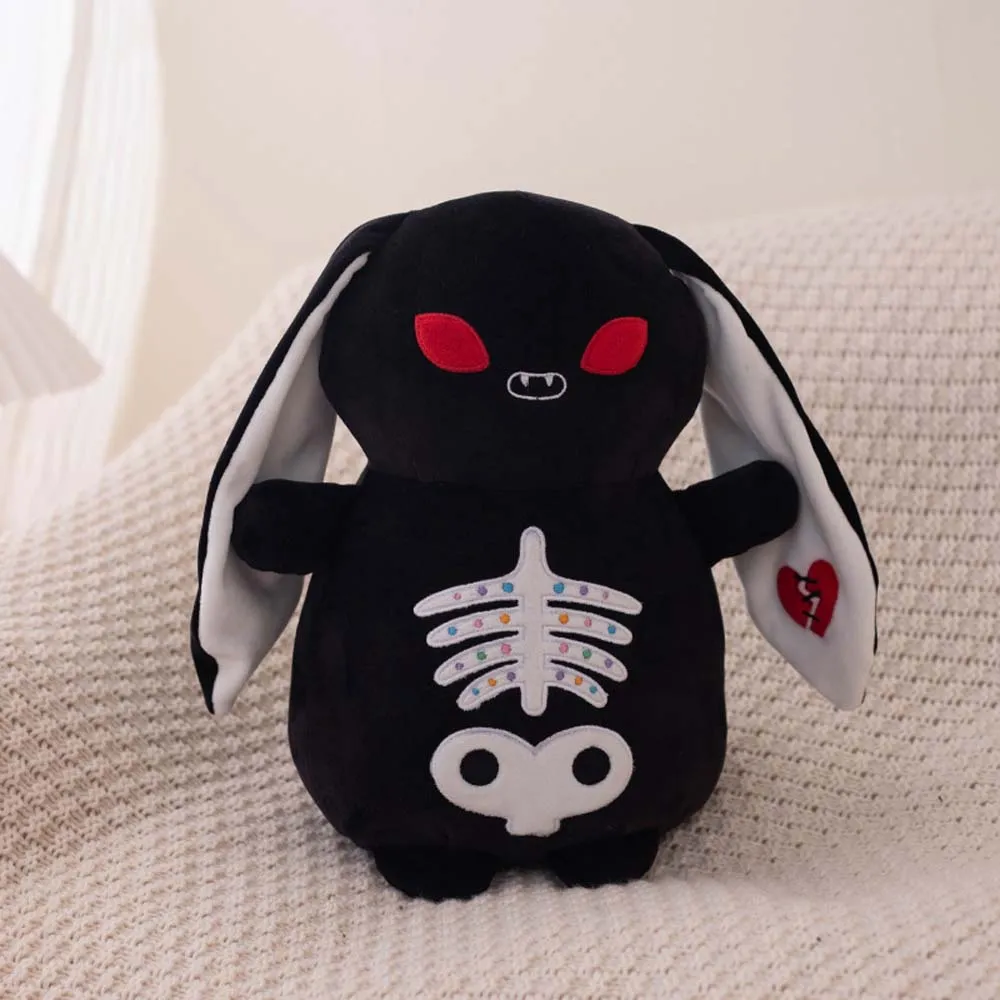 Funny Skull Bunny Stuffed Animal Plush