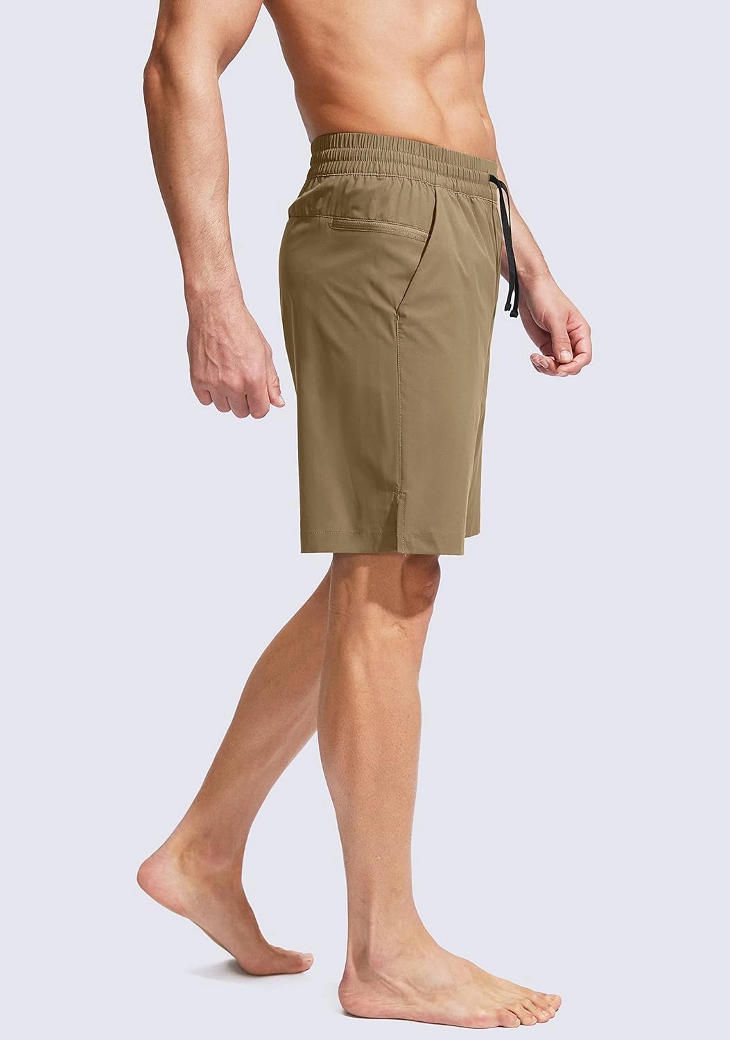 G Gradual Men's Swim Trunks Quick Dry Bathing Suit Beach Board Shorts for Men with Zipper Pockets and Mesh Lining