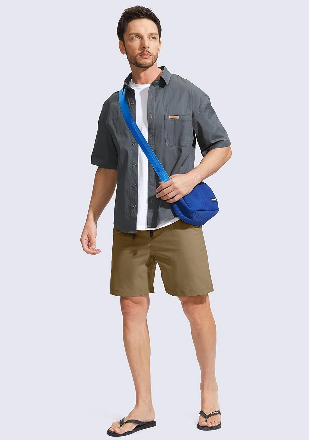 G Gradual Men's Swim Trunks Quick Dry Bathing Suit Beach Board Shorts for Men with Zipper Pockets and Mesh Lining