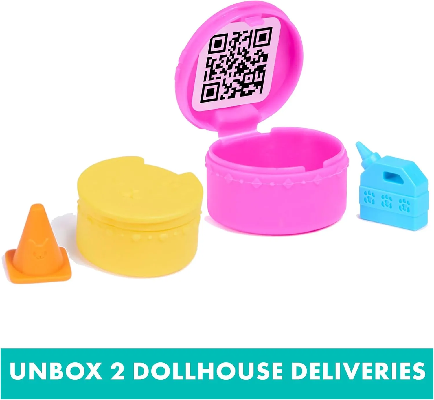 Gabby's Dollhouse, Carlita Purr-ific Play Room with Carlita Toy Car, Accessories, Furniture and Dollhouse Deliveries, Kids Toys for Ages 3 and up