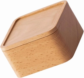 GALPADA 1pc Wooden Jewelry Storage Box Compact Decorative Case for Bracelets and Watches Stylish Khaki Organizer for Gifting Anniversaries Weddings and Birthdays