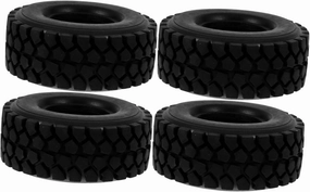 Garneck 4Pcs for DIY Car Assembly Portable Replacement Tires for Model Trucks and Rc Vehicles Craft Accessories for Creative Play