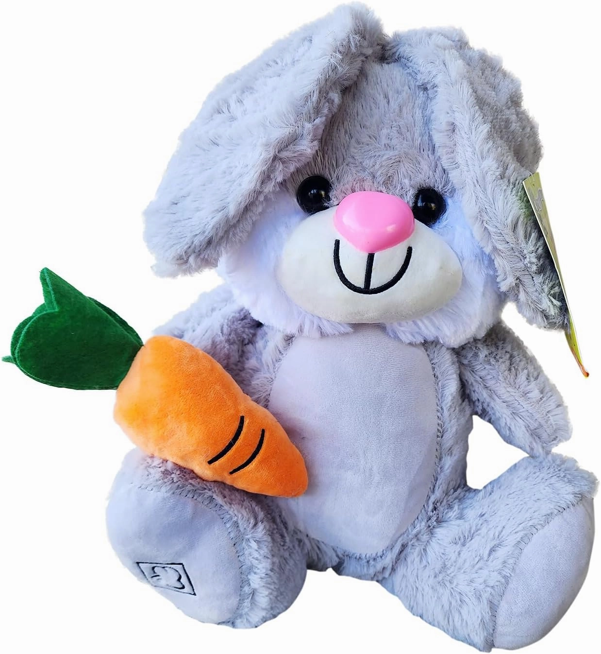 GearsOut Farting Rabbit Plush Pooter Cottontail Gag Gift with Fake Fart Sounder Button Lucky Foot Joke Gift for Kids Christmas Birthdays Valentines Day Easter Basket Filler