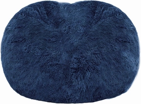 Giant Sherpa Bean Bag Chair Cover, Ultra Soft Bean Bag Bed (No Filler, Cover only), Large Round Soft Fluffy Bean Bag for Adults, Machine Washable Big Size Bean Bag Covers